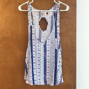 Country feeling style tank top